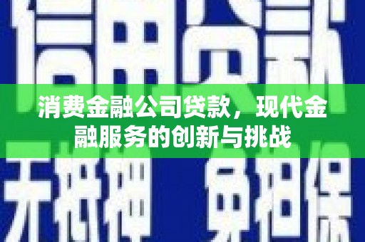乌来消费金融公司贷款，现代金融服务的创新与挑战