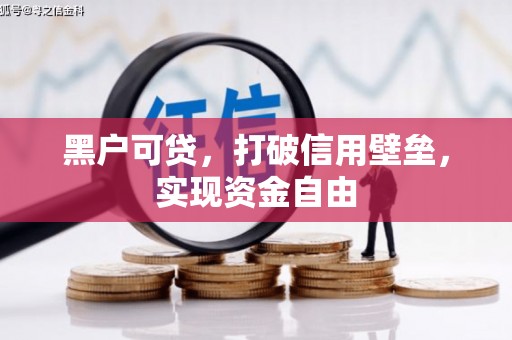 乌来黑户可贷，打破信用壁垒，实现资金自由