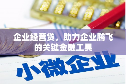 乌来企业经营贷，助力企业腾飞的关键金融工具