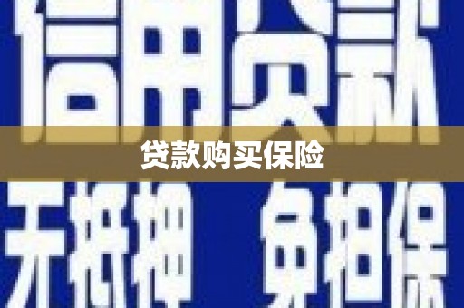 乌来贷款购买保险
