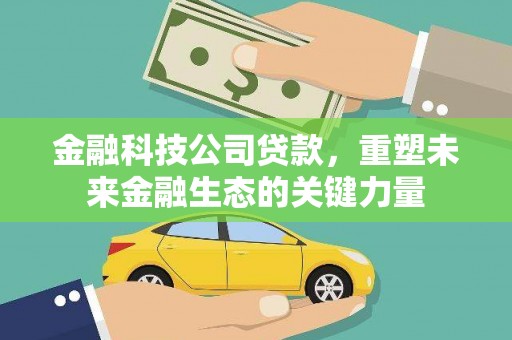 乌来金融科技公司贷款，重塑未来金融生态的关键力量
