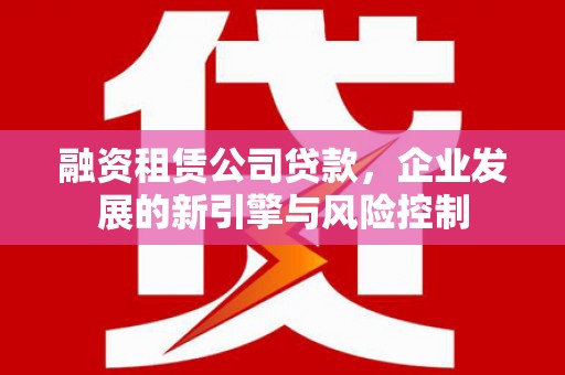乌来融资租赁公司贷款，企业发展的新引擎与风险控制