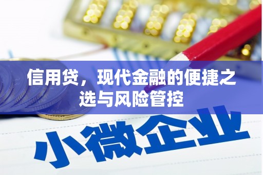 乌来信用贷，现代金融的便捷之选与风险管控