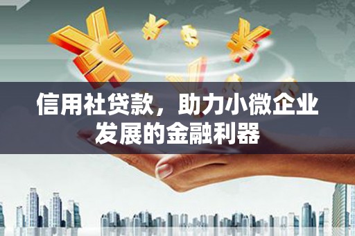 乌来信用社贷款，助力小微企业发展的金融利器