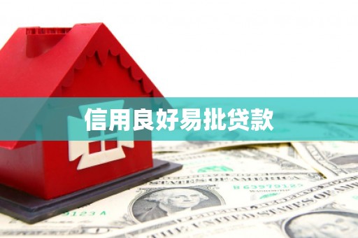 乌来信用良好易批贷款