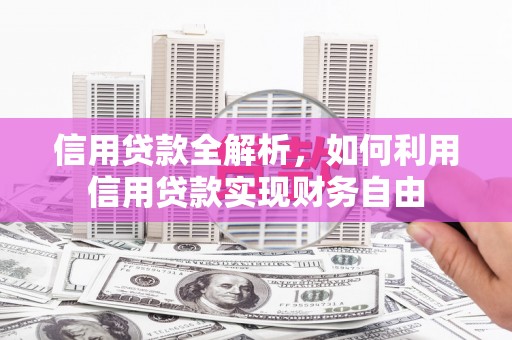乌来信用贷款全解析，如何利用信用贷款实现财务自由